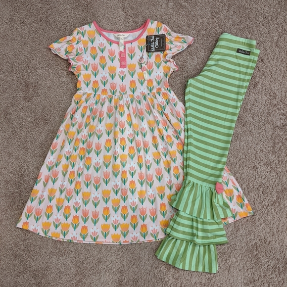 Matilda Jane Other - Matilda Jane Tulip Time Dress & Leggings